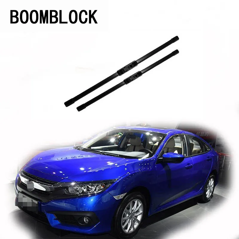 Автомобильные резиновые передние щетки стеклоочистителя для Honda Civic 2018 2017 2016 2015