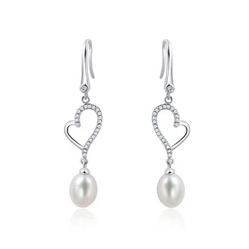 100% Guaranteed Real Solid 925 Sterling Silver Earrings With Freshwater Pearl Drop Earrings YH4674 
100% Guaranteed Real Solid 925 Sterling Silver Earrings With Freshwater Pearl Drop Earrings YH4674