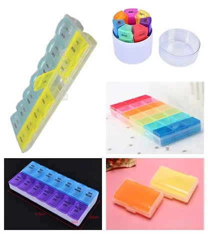Weekly Pill Case Medicine Storage Splitters Tablet With Clip Lids Pill Box Medicine Organizer Pill Case Storage Dispenser Hot!!
Weekly Pill Case Medicine Storage Splitters Tablet With Clip Lids Pill Box Medicine Organizer Pill Case Storage Dispenser Hot!!