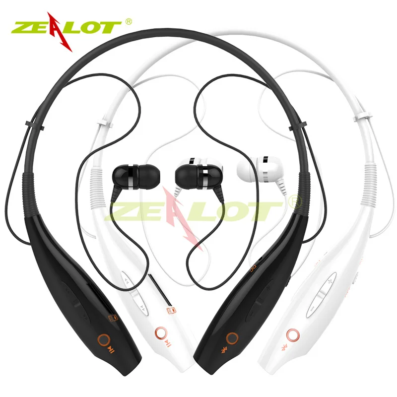 Image Zealot B9 Sport Bluetooth Headset Tube Stereo Headset Cheap Earphone Bluetooth Ear Buds Wireless Headset Hifi With Mic Universal