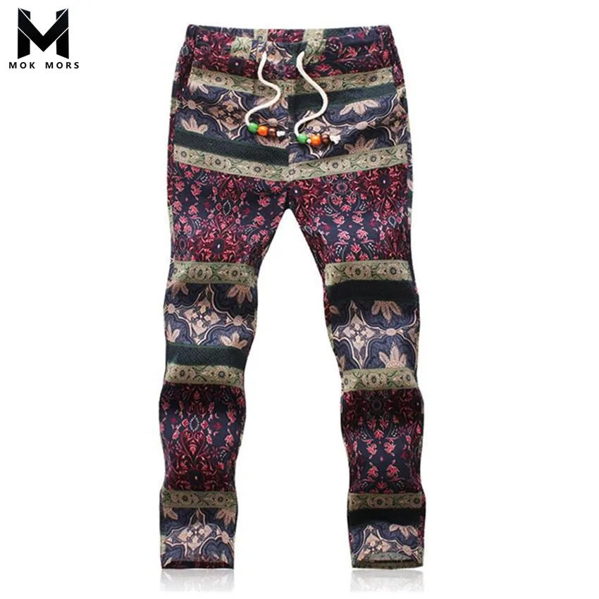 Summer Men's New Comfortable Breathable Print Large Size Mens Nine Pants Fashion High Street Casual Waist Slim Linen Men Pants
Summer Men's New Comfortable Breathable Print Large Size Mens Nine Pants Fashion High Street Casual Waist Slim Linen Men Pants