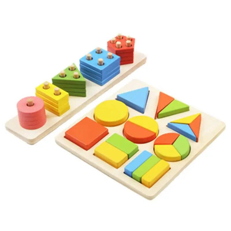 Hot Fancy Early Childhood Toys Wooden Montessori Would Aids Toys Geometric Shape Matching Assembly Blocks
Hot Fancy Early Childhood Toys Wooden Montessori Would Aids Toys Geometric Shape Matching Assembly Blocks