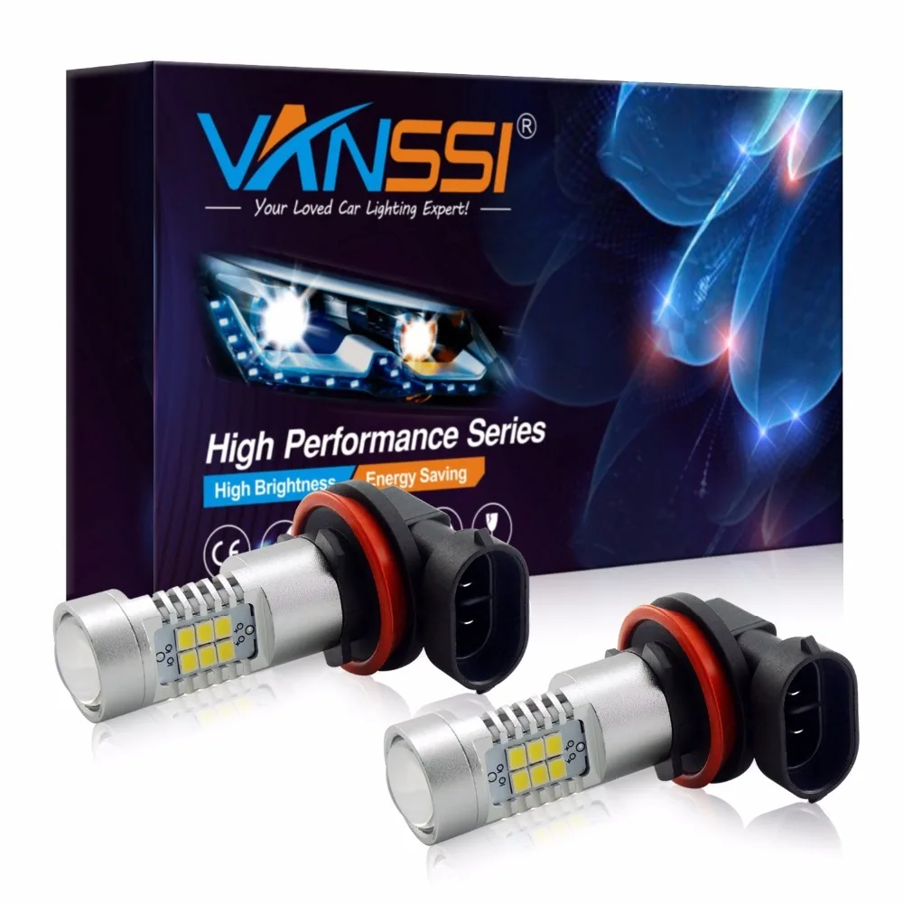 VANSSI 2PCS H8 H11 LED H10 9145 HB3 9005 HB4 9006 PSX24W 2504 5202 H16 LED Fog Light Bulbs Lamp 1200LM 6000K White DC12-24V
VANSSI 2PCS H8 H11 LED H10 9145 HB3 9005 HB4 9006 PSX24W 2504 5202 H16 LED Fog Light Bulbs Lamp 1200LM 6000K White DC12-24V