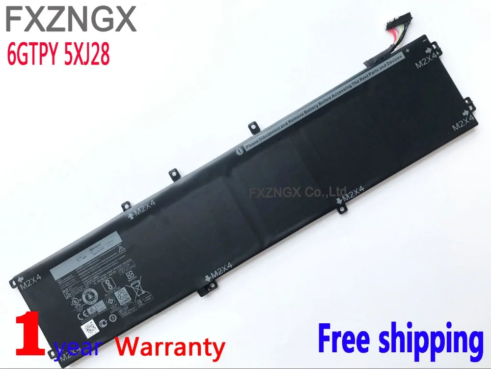 FXZNGX 6GTPY 5XJ28 Laptop Battery Portable computer For DELL Dell XPS 15 9550 9560 5510 5520 M5510 H5H20 Series 97Wh
FXZNGX 6GTPY 5XJ28 Laptop Battery Portable computer For DELL Dell XPS 15 9550 9560 5510 5520 M5510 H5H20 Series 97Wh