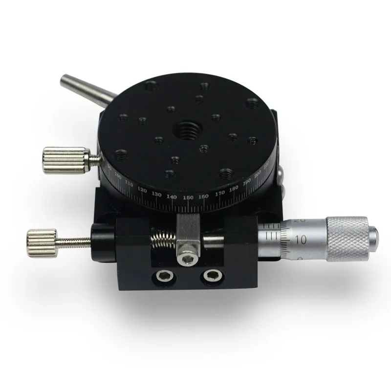 40*40mm R Axis Manual Displacement Platform Rotating Sliding Stage Precise Bearing Linear Stage RJ40-L
40*40mm R Axis Manual Displacement Platform Rotating Sliding Stage Precise Bearing Linear Stage RJ40-L
