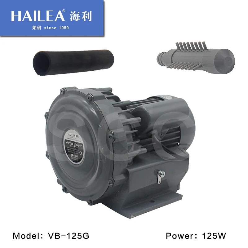 VB125G 125W Vortex type jet fan type large air blower gas pump fish pond oxygen increase pump.Vortex blower with vortex jet
VB125G 125W Vortex type jet fan type large air blower gas pump fish pond oxygen increase pump.Vortex blower with vortex jet