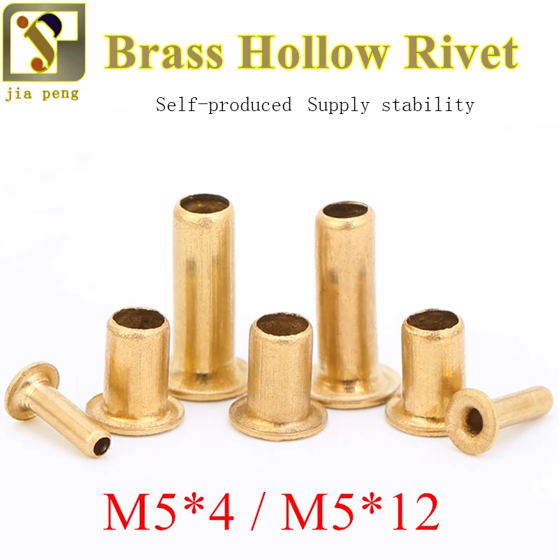100pcs High Quality M5*4 M5*12 5mm Brand New Copper Hollow Rivet Double-sided Circuit Board PCB Vias Nails
100pcs High Quality M5*4 M5*12 5mm Brand New Copper Hollow Rivet Double-sided Circuit Board PCB Vias Nails