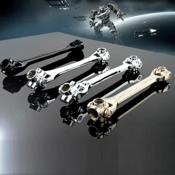 Household Wrench 12-19/8-21mm 8 IN 1 Universal Socket Wrench Spanner Key Multi Tool Hand Tools Herramientas Ferramentas--M25
Household Wrench 12-19/8-21mm 8 IN 1 Universal Socket Wrench Spanner Key Multi Tool Hand Tools Herramientas Ferramentas--M25