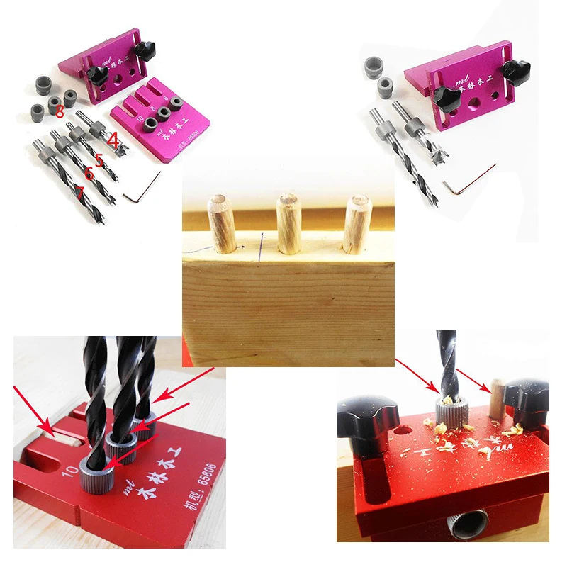 Woodworking Tool Drilling Locator Tenon Hole Punchers Positioning Dowelling Jig Woodwork Three-in-one Locator Tools
Woodworking Tool Drilling Locator Tenon Hole Punchers Positioning Dowelling Jig Woodwork Three-in-one Locator Tools
