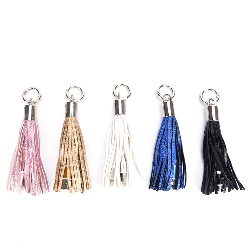 Mini USB Cable fast charger Metal keyring Data cable cord charging adapter for iPhone USB Cable Leather tassel Keychain
Mini USB Cable fast charger Metal keyring Data cable cord charging adapter for iPhone USB Cable Leather tassel Keychain