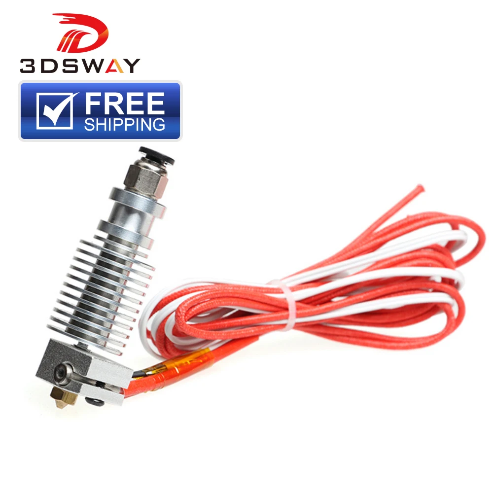 3DSWAY Assembled Bowden Hotend Kit e3d V6 J-head Hot End Printing for 0.4mm/1.75mm Filament Nozzle 3D Printer Part
3DSWAY Assembled Bowden Hotend Kit e3d V6 J-head Hot End Printing for 0.4mm/1.75mm Filament Nozzle 3D Printer Part