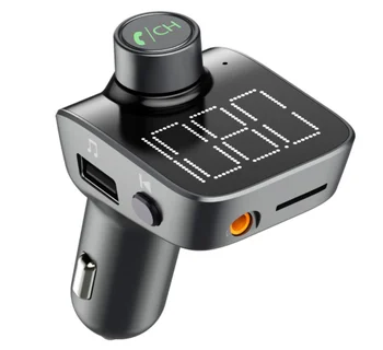 by DHL or Fedex 100pcs T15 Bluetooth 5.0 FM Transmitter Wireless Bluetooth Car Kit Car MP3 Player Display Screen Aux Handfree
by DHL or Fedex 100pcs T15 Bluetooth 5.0 FM Transmitter Wireless Bluetooth Car Kit Car MP3 Player Display Screen Aux Handfree