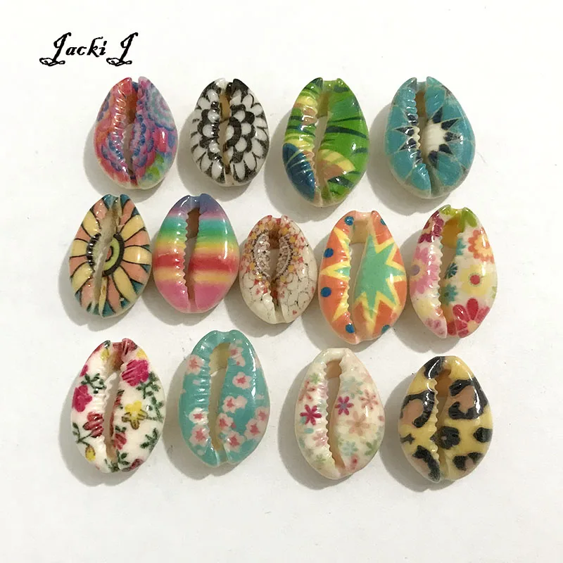 Multi Prints Natural Cowrie Sea Shell Loose Beads Conch Charm for Handmade DIY Jewelry Connectors Wholesale 12pcs/Lot PD004
Multi Prints Natural Cowrie Sea Shell Loose Beads Conch Charm for Handmade DIY Jewelry Connectors Wholesale 12pcs/Lot PD004