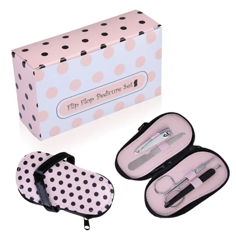 4pcs slippers Nail Art Manicure Set Nail Care Tools Nail Cutter Pedicure Set nail file+scissors+clippers+cuticle Flip Flop
4pcs slippers Nail Art Manicure Set Nail Care Tools Nail Cutter Pedicure Set nail file+scissors+clippers+cuticle Flip Flop