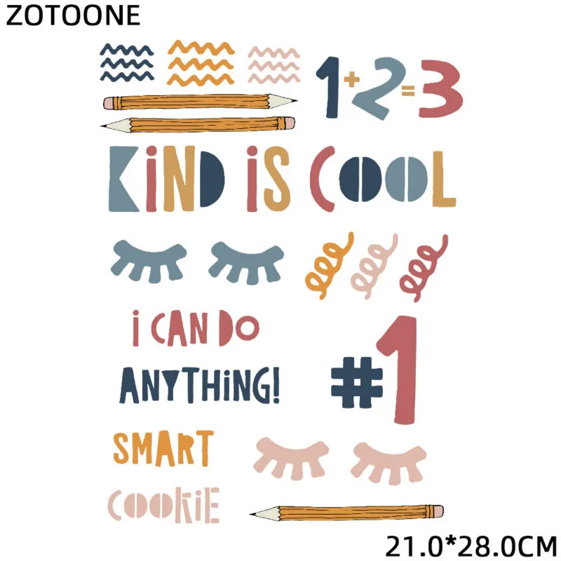 ZOTOONE I Can Do Anything Thermo Stickers Stripes on Clothes Printed DIY Parches Termoadhesivos Heat Transfers for On Clothes G
ZOTOONE I Can Do Anything Thermo Stickers Stripes on Clothes Printed DIY Parches Termoadhesivos Heat Transfers for On Clothes G