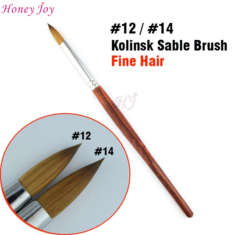 SIZE no.14 / no.12 Kolinsky Sable Acrylic Nail Art Brush UV Gel Builder Carving Pen Brush Liquid Powder DIY Beauty Nail Drawing
SIZE no.14 / no.12 Kolinsky Sable Acrylic Nail Art Brush UV Gel Builder Carving Pen Brush Liquid Powder DIY Beauty Nail Drawing