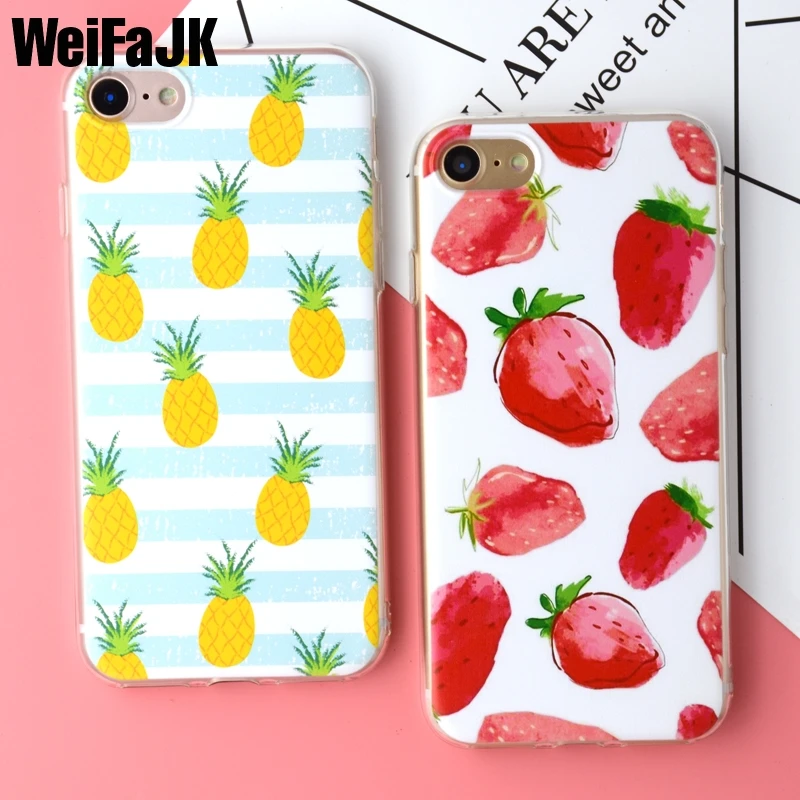 WeiFaJK Case for iPhone 5s Fruit, Mango, Strawberry, Pineapple Watermelon Cover Silicone Soft Case for iPhone 6 7 8 Plus 5 Case
WeiFaJK Case for iPhone 5s Fruit, Mango, Strawberry, Pineapple Watermelon Cover Silicone Soft Case for iPhone 6 7 8 Plus 5 Case