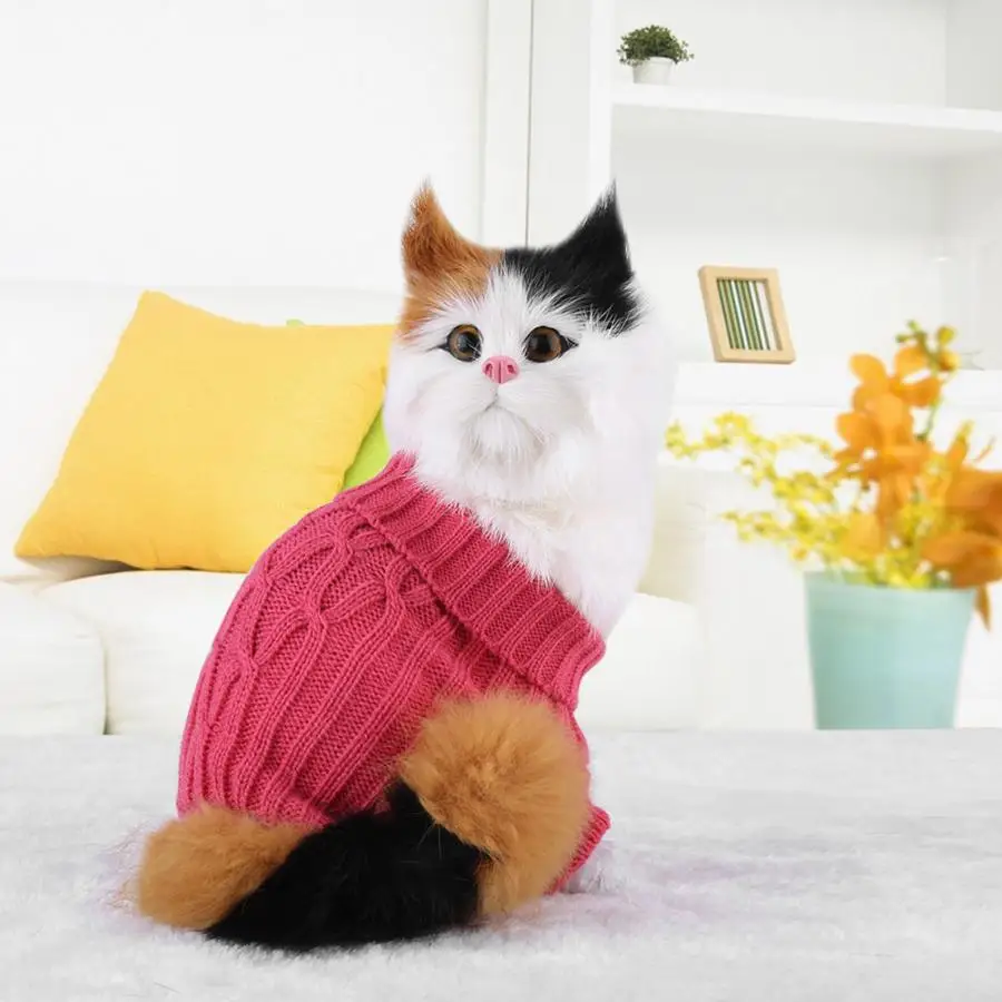 Spring Pet Puppy 3 Colors 3 Sizes Small Pet Puppy Cat Dog Sweater Warm Clothes Knit Coat Winter Apparel Costumes
Spring Pet Puppy 3 Colors 3 Sizes Small Pet Puppy Cat Dog Sweater Warm Clothes Knit Coat Winter Apparel Costumes