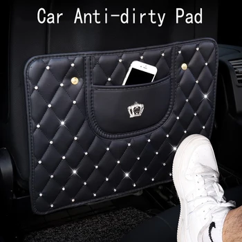 Fashion Leather Anti-Child-Kick Pad For Car Seat Diamond Rhinestone Crown Anti-Child-Kick Pad
Fashion Leather Anti-Child-Kick Pad For Car Seat Diamond Rhinestone Crown Anti-Child-Kick Pad