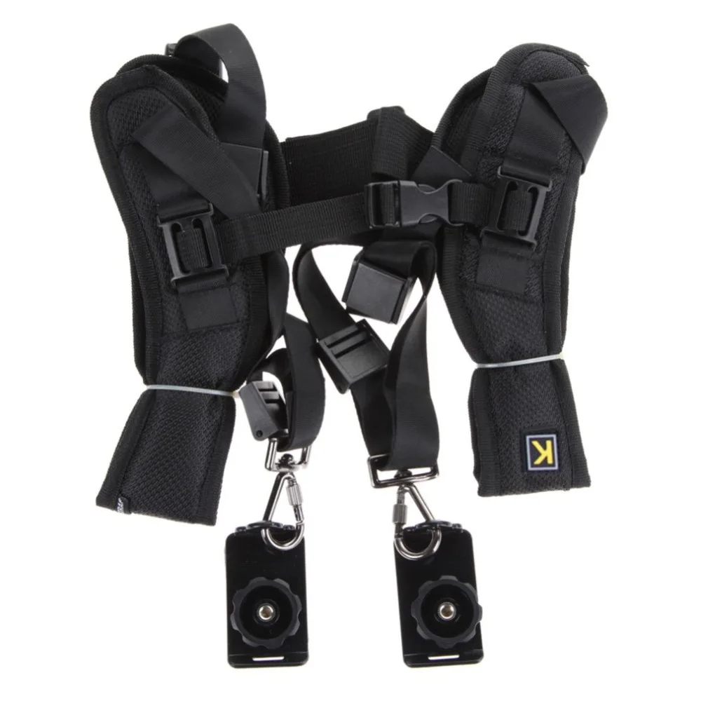 Double Camera Strap For Two Cameras Quick Rapid Double Dual Shoulder Sling For Digital SLR DSLR Cameras
Double Camera Strap For Two Cameras Quick Rapid Double Dual Shoulder Sling For Digital SLR DSLR Cameras