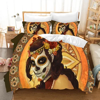 Fanaijia 3D Skull Duvet Cover Set with Pillowcase Bedding Sets Luxury cool Bed Set Home Textiles king comforter set
Fanaijia 3D Skull Duvet Cover Set with Pillowcase Bedding Sets Luxury cool Bed Set Home Textiles king comforter set