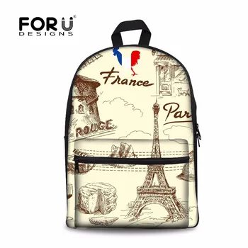 FORUDESIGNS Women Travel Backpacks 3D France Paris Eiffel Tower Print Teenagers Backpack Students Schoolbag Bookbags Mochilas
FORUDESIGNS Women Travel Backpacks 3D France Paris Eiffel Tower Print Teenagers Backpack Students Schoolbag Bookbags Mochilas