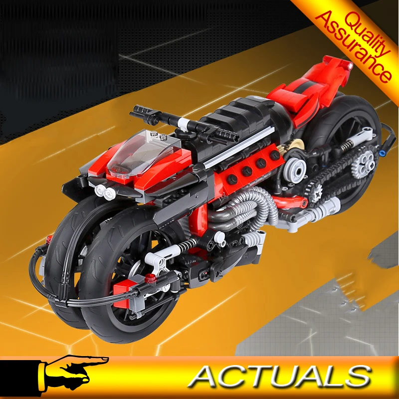 Xingbao 03021 Technic MOC The Off-road Motorcycle Model 680Pcs Building Blocks Bricks Kids Birthday Toys Compatible with Lego
Xingbao 03021 Technic MOC The Off-road Motorcycle Model 680Pcs Building Blocks Bricks Kids Birthday Toys Compatible with Lego