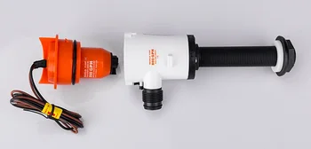 720GPH Plastic Marine Boat Manual Bilge Hand Diaphragm Pump Aluminium Handle black