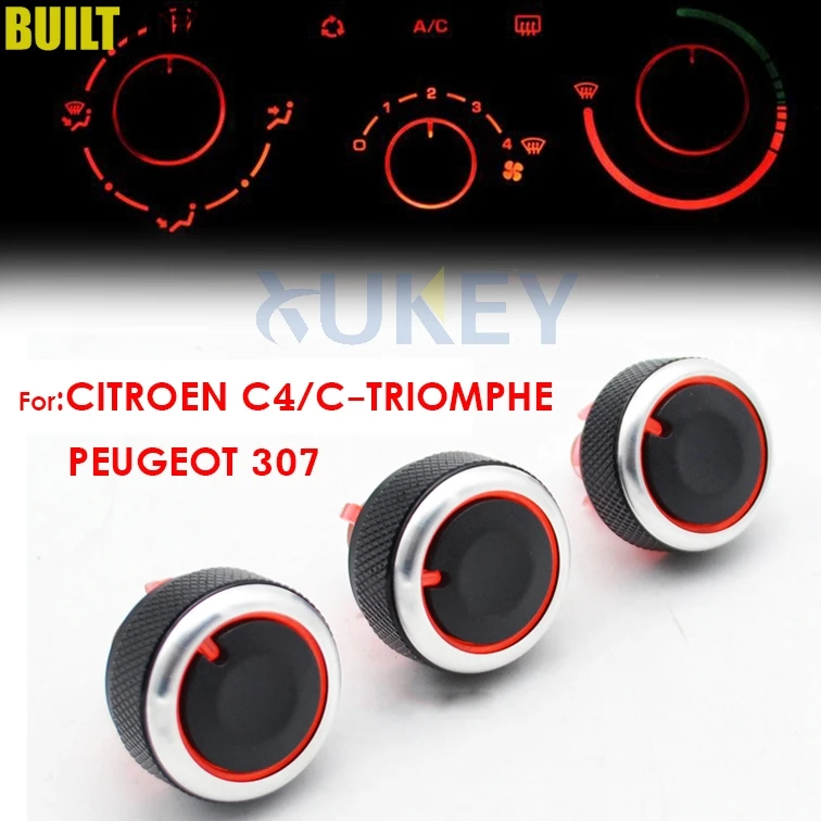 For PEUGEOT 307 CITROEN C-TRIOMPHE C4 Switch Knob Heater Climate Control Buttons Dials Frame AC Air Con Cover Heat
For PEUGEOT 307 CITROEN C-TRIOMPHE C4 Switch Knob Heater Climate Control Buttons Dials Frame AC Air Con Cover Heat