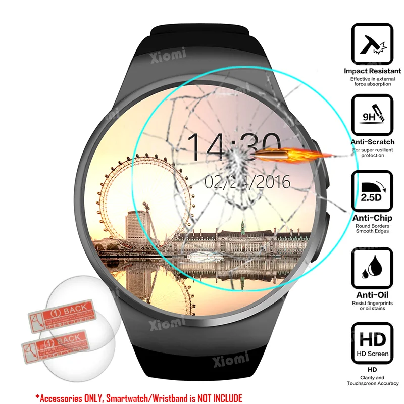 4Pcs/Lot(2Glasses+2Wipes)Tempered Glass Protective Film for 1.3" IPS BT4.0 MTK2502 Smartwatch KW18 HRM Watch Screen Protector
4Pcs/Lot(2Glasses+2Wipes)Tempered Glass Protective Film for 1.3" IPS BT4.0 MTK2502 Smartwatch KW18 HRM Watch Screen Protector