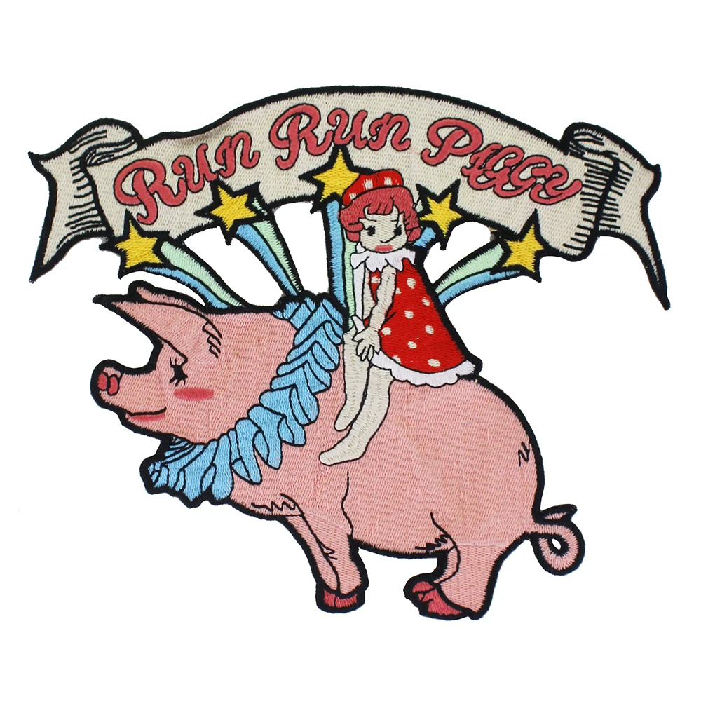 1Pcs Large Size Pig Girl Animals Sew on Embroidery Patches for Kids Clothing DIY Stripes Applique T-shirt Stickers LSHB901
1Pcs Large Size Pig Girl Animals Sew on Embroidery Patches for Kids Clothing DIY Stripes Applique T-shirt Stickers LSHB901