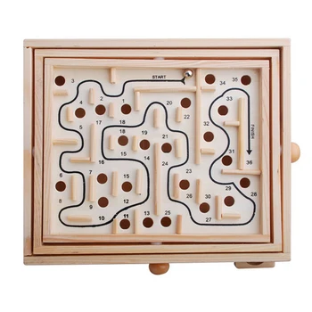 Children Educational Toys Wooden Puzzle Toys Brain Teaser Puzzle Toy Mini Maze Intellectual Development Toy
Children Educational Toys Wooden Puzzle Toys Brain Teaser Puzzle Toy Mini Maze Intellectual Development Toy