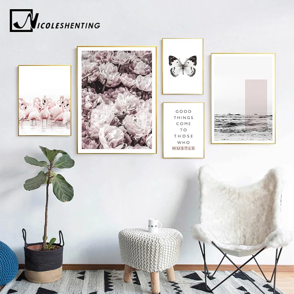 Scandinavia Style Rose Flower Flamingo Wall Art canvas Painting Sea Landscape Poster Print Decorative Picture Modern Home Decor
Scandinavia Style Rose Flower Flamingo Wall Art canvas Painting Sea Landscape Poster Print Decorative Picture Modern Home Decor