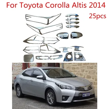 For Toyota E170 Corolla (Australia) ALTS 2014 2015 2016 2017 FS High-quality 25PCS ABS Chrome plated trim accessories plated
For Toyota E170 Corolla (Australia) ALTS 2014 2015 2016 2017 FS High-quality 25PCS ABS Chrome plated trim accessories plated