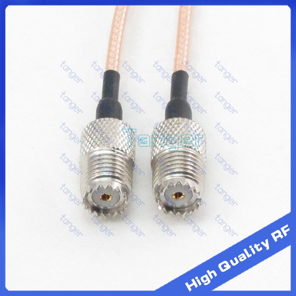 6inch mini UHF female to mini UHF female jack with RG-316 RF Coaxial Pigtail Jumper cable 6" 15cm Tanger High Quality RF cables
6inch mini UHF female to mini UHF female jack with RG-316 RF Coaxial Pigtail Jumper cable 6" 15cm Tanger High Quality RF cables