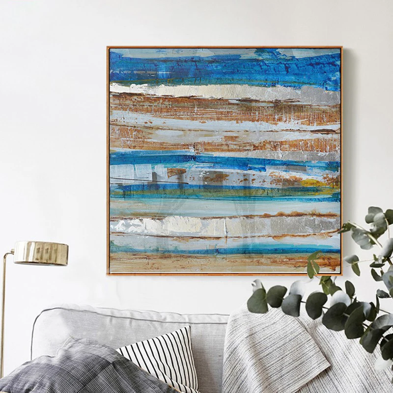 Hot Handmade Summer Seashore Ocean Blue picture Abstract Wall Art Oil Painting Canvas Living Room Modern Loft Industrial Bedroom
Hot Handmade Summer Seashore Ocean Blue picture Abstract Wall Art Oil Painting Canvas Living Room Modern Loft Industrial Bedroom