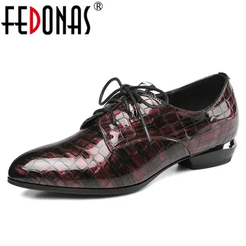 FEDONAS Fashion Concise Pointed Toe Women Pumps 2019 Spring Summer Casual Shoes Genuine Leather Basic Working Shoes Woman
FEDONAS Fashion Concise Pointed Toe Women Pumps 2019 Spring Summer Casual Shoes Genuine Leather Basic Working Shoes Woman