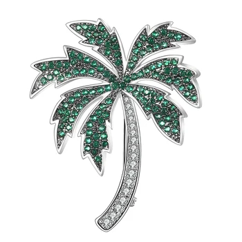 Vintage Jewelry Lovely Tropical Palm Tree with Coconuts Vacation Pin Brooch High Quality Rhinestone Brooches for Women Broche
Vintage Jewelry Lovely Tropical Palm Tree with Coconuts Vacation Pin Brooch High Quality Rhinestone Brooches for Women Broche