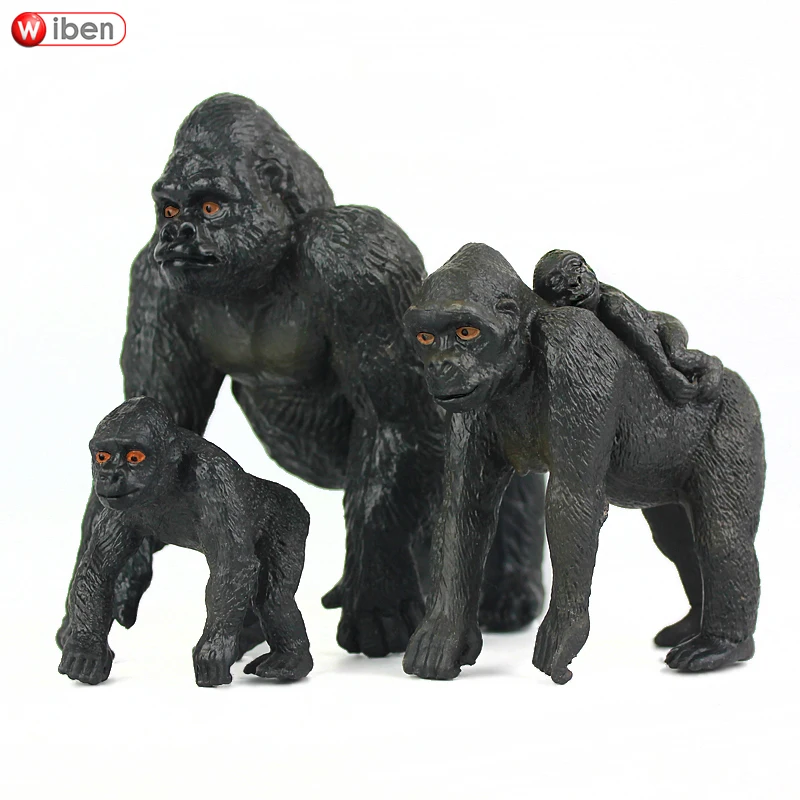 Wiben Chimpanzees Model Silverback gorilla Simulation Vinyl Animal Model Action & Toy Figures Children toy Learning & Education
Wiben Chimpanzees Model Silverback gorilla Simulation Vinyl Animal Model Action & Toy Figures Children toy Learning & Education