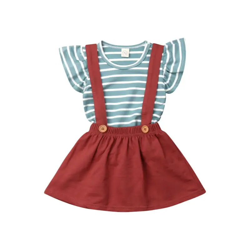 0-24M Toddler Kids Baby Girl Top T-shirt Suspender Skirt Dress 2Pcs Outfits Clothes
0-24M Toddler Kids Baby Girl Top T-shirt Suspender Skirt Dress 2Pcs Outfits Clothes