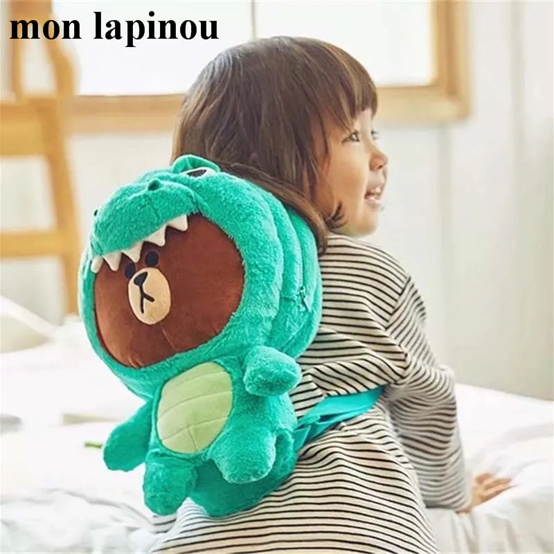 cute brown bear plush backpack anime cartoon stuffed soft bag bear wear dinosaur Pig suit toy backpack school bag for children
cute brown bear plush backpack anime cartoon stuffed soft bag bear wear dinosaur Pig suit toy backpack school bag for children
