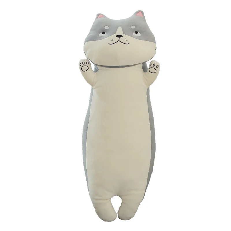 1 шт. 70 см мягкая собака хаски плюшевая игрушечная кошка игрушка кукла Подушка для