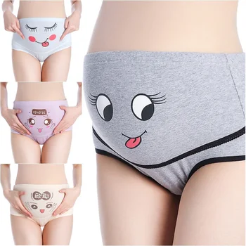 Pregnant Panties Cotton High Maternal briefs Waist Mother Belly Support Underwear Cartoon Postpartum Briefs
Pregnant Panties Cotton High Maternal briefs Waist Mother Belly Support Underwear Cartoon Postpartum Briefs