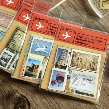 Vintage Travel stamps Decorative Stickers Diy Ablum Diary Scrapbooking Label Sticker Kawaii Stationery
Vintage Travel stamps Decorative Stickers Diy Ablum Diary Scrapbooking Label Sticker Kawaii Stationery