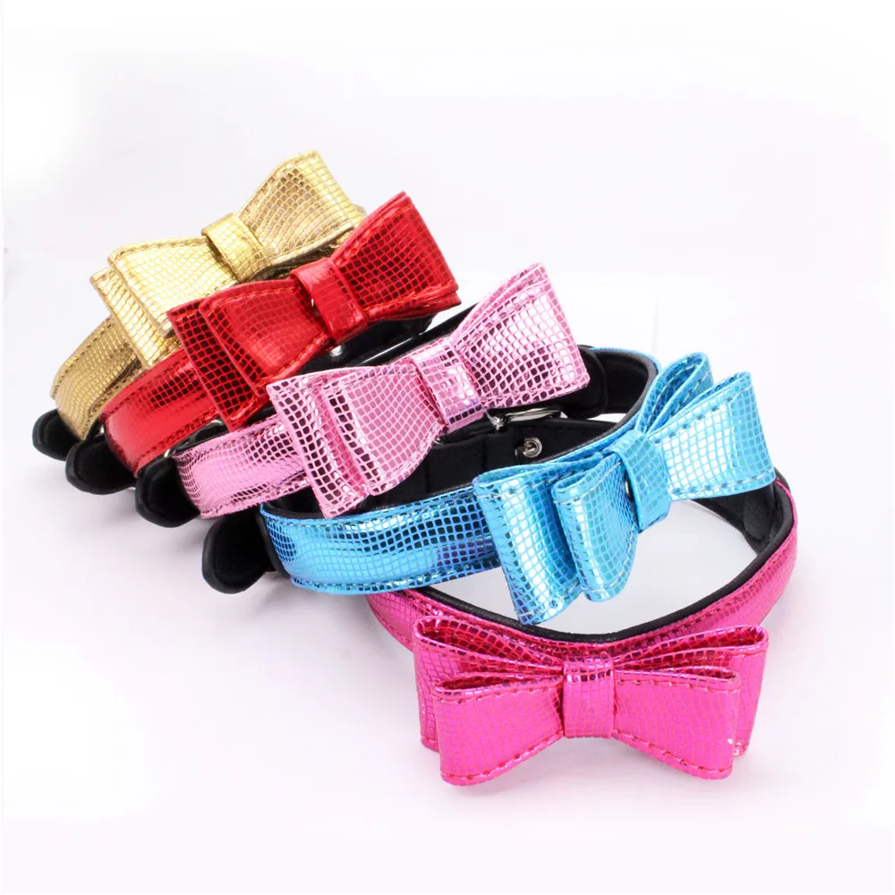 

Traumdeutung Small Cats Collars Kitten Bow Necklace For Pets Collar Dogs Cat Accessories Puppy Product collier chat kedi tasma