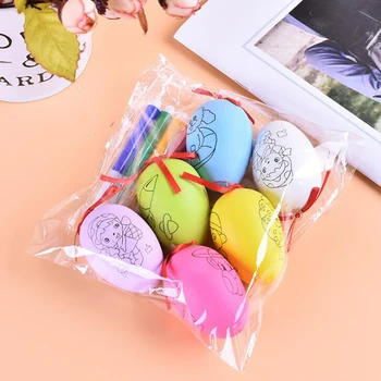 6Pcs Egg + 4Pcs Colored Pencil DIY Children Cute Painted Handmade Making Puzzle Yes Other Office Stationery
6Pcs Egg + 4Pcs Colored Pencil DIY Children Cute Painted Handmade Making Puzzle Yes Other Office Stationery