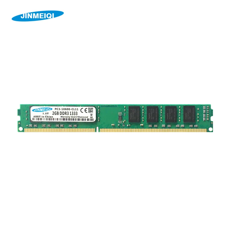 DDR3 2GB 1333Mhz 10600U Ram Desktop DIMM Memory 240pin For Intel/AMD System high Compatible JINMEIQI
DDR3 2GB 1333Mhz 10600U Ram Desktop DIMM Memory 240pin For Intel/AMD System high Compatible JINMEIQI