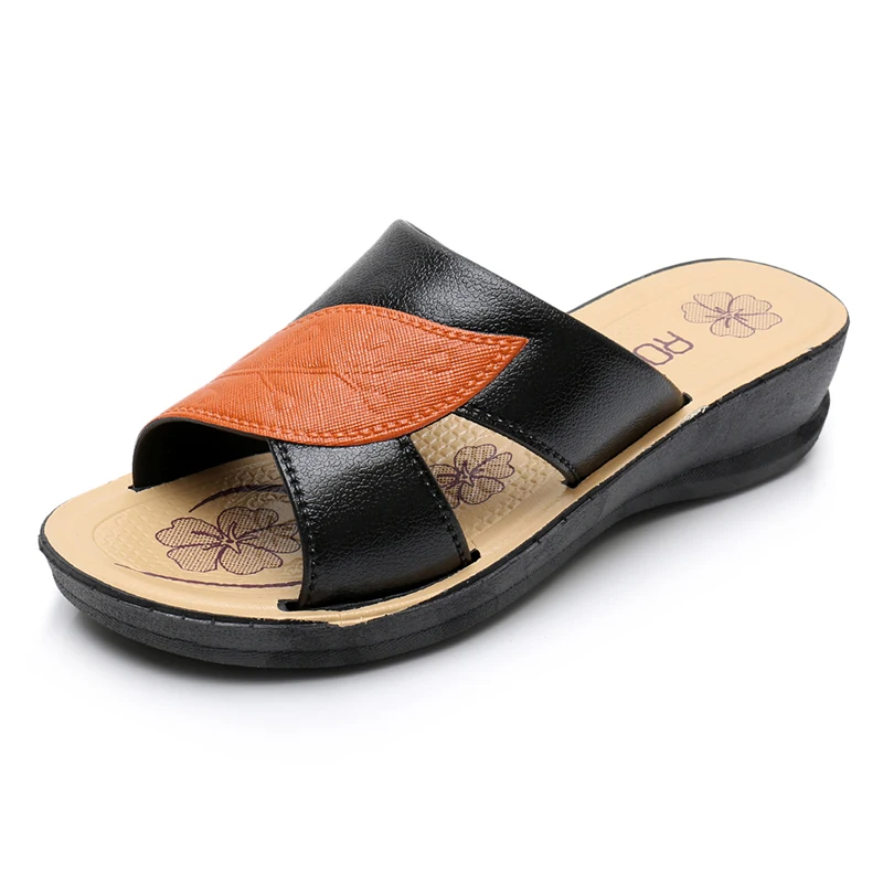 Wedges Sandals Women Light Shoes Beach Slippers Summer Wedges Shoes Woman Flip Flops Flats Leather Leaves Slides Feminnio
Wedges Sandals Women Light Shoes Beach Slippers Summer Wedges Shoes Woman Flip Flops Flats Leather Leaves Slides Feminnio