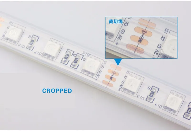 IP67 Waterproof 5050 LED Strip,12V 60LED/M RGB 14