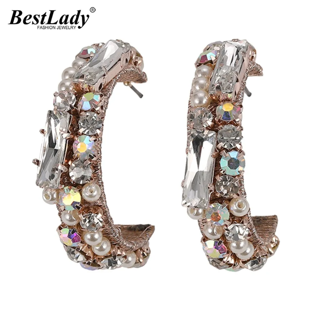 Best lady Hot Sale Shiny Stud Earrings For Women Wedding Trendy Bohemian Semicircle Drop Pendant Statement Earrings Gifts Party
Best lady Hot Sale Shiny Stud Earrings For Women Wedding Trendy Bohemian Semicircle Drop Pendant Statement Earrings Gifts Party